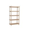 Hübsch EPOCH Regał Dębowy z 5 Półkami / 150 cm